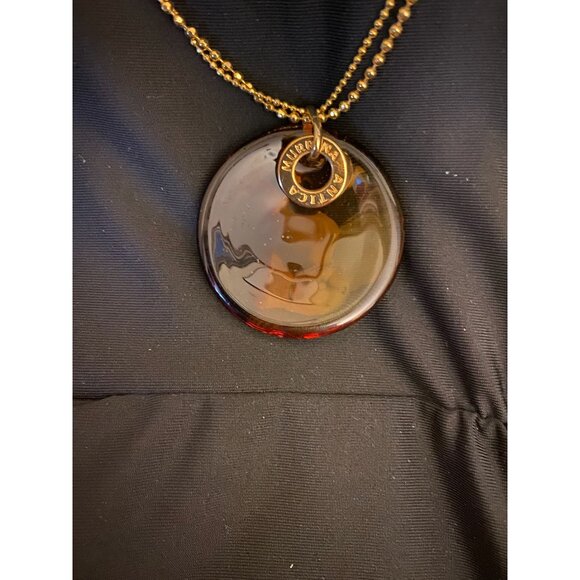 Golden Glow Collection: Two Pendant Necklaces & Vintage Silver Goblet Set - Picture 2 of 7